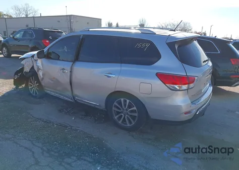 2014 Nissan Pathfinder Sl z USA, uszkodzony, nr VIN 5N1AR2MM7EC663344